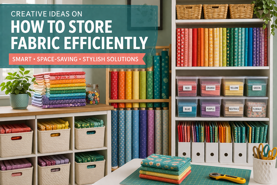 Creative Ideas on How to Store Fabric Efficiently