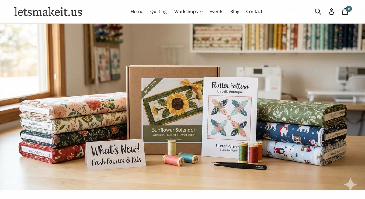 new quilting fabric arrivals including fabric panels precuts and quilting supplies recently added