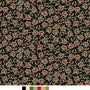 Samsara, Jacobean-Black Quilting Fabric