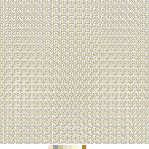 Samsara, Tile-Grey/Tan Quilting Fabric