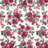 Winterberry Floral, Winterberry Bouquet-Cream Quilting Fabric
