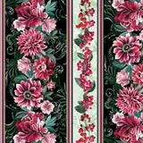 Winterberry Floral, Winterberry Stripe-Multi Quilting Fabric