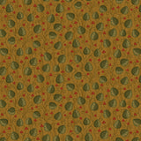 Wit & Wisdom, Meandering Leaves-Gold Quilting Fabric