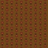 Wit & Wisdom, Folk Art Stripe-Chestnut Quilting Fabric