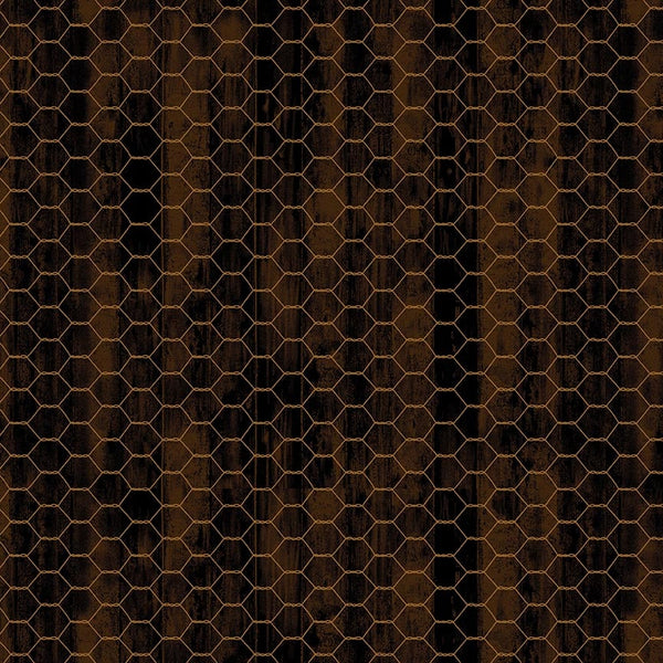 Chicken Shack, Chicken Wire Quilting Fabric