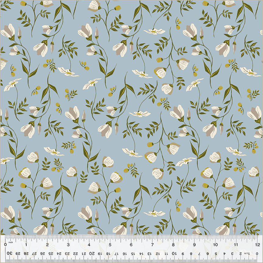 Under the Canopy, Wildflower-Sky Quilt Fabric