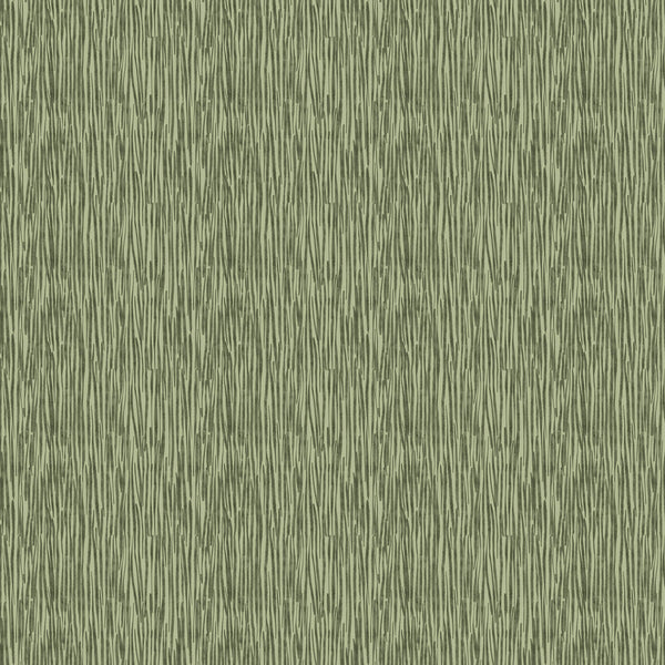 Blooming Memories Green Stripes Quilt Fabric