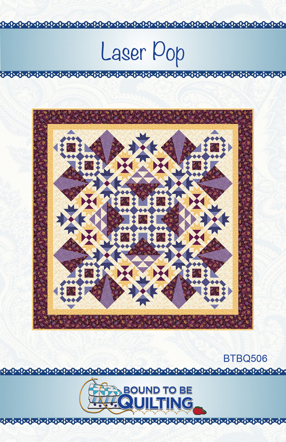 Laser Pop Quilt Pattern by Bound to be Quilting by Checker Distributors