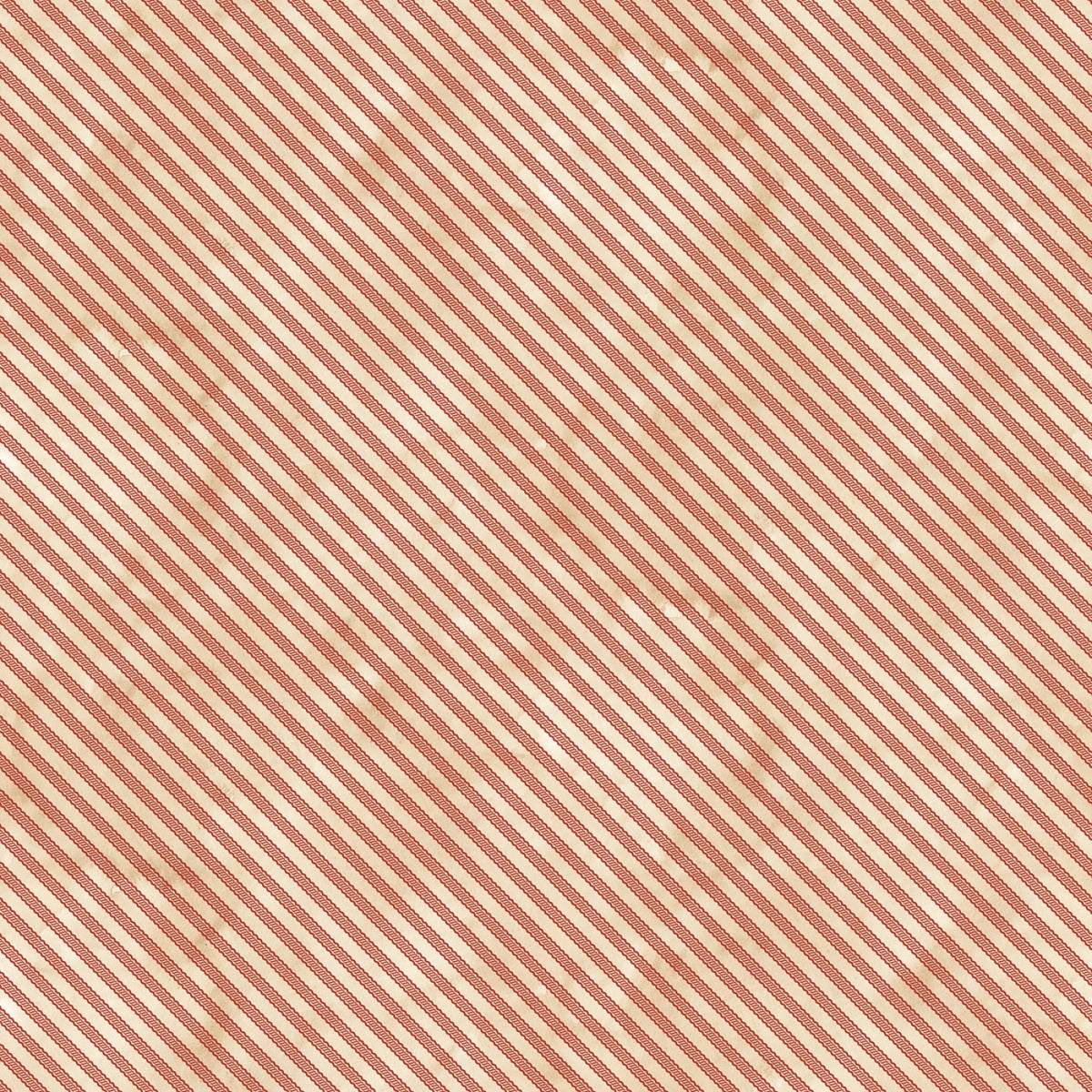 Naughty or Nice Fabric Collection-Ticking Red/Parchment Fabric by the 1/4 Yard by Riley Blake Designs
