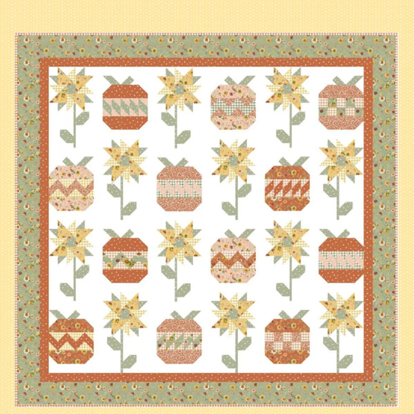 Fall Garden Quilt Pattern by Sew-N-Quilt – Cozy Autumn Quilting Project