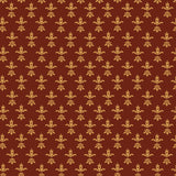 Wit & Wisdom, Fleur De Lis-Red Quilting Fabric