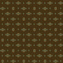 Wit & Wisdom, Diamond Blossoms-Brown Quilting Fabric