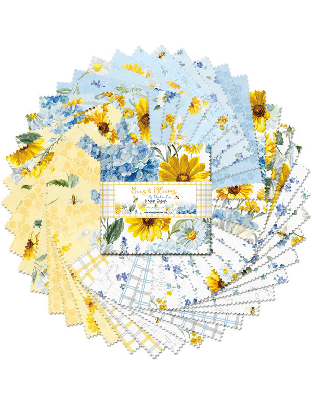 Charm Pack Fabric | 5” Precut Quilting Fabric Squares