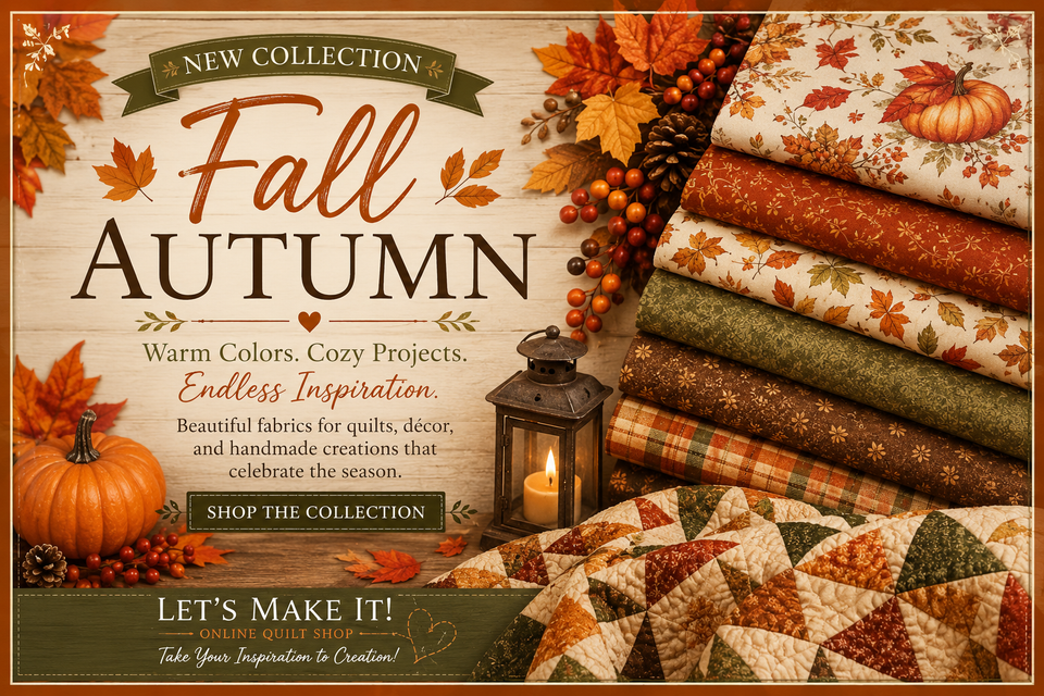 Fall & Autumn Quilting Fabric
