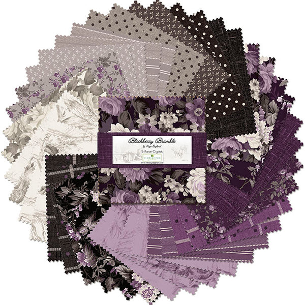 End to End Table Runner Quilt Kit - Featuring Blackberry Bramble by Wilmington Prints