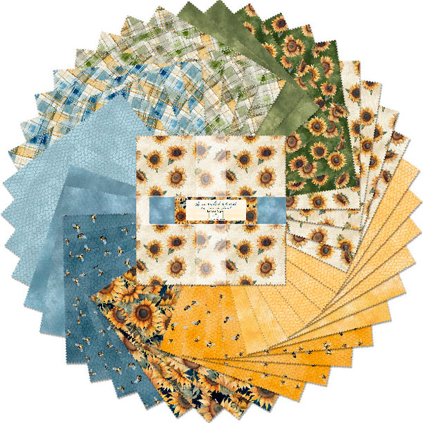 Sunkissed Quilting Fabric Collection - 10" Layer Cakes by Wilmington Prints