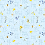 Bees & Blooms, Life Is Sweet-Blue Quilting Fabric