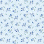 Bees & Blooms, Blue Flowers-Blue Quilting Fabric