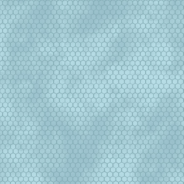 Sunkissed Quilting Fabric Collection - Blue Honeycomb by Wilmington Prints