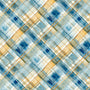 Sunkissed Quilting Fabric Collection - Blue Plaid Texture by Wilmington Prints