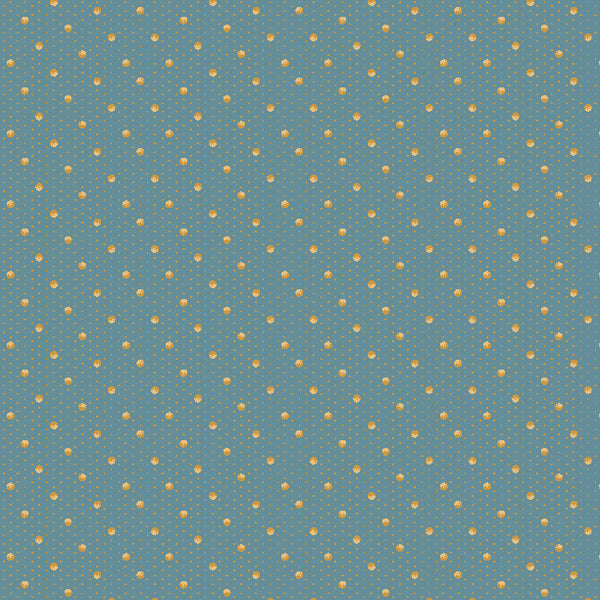 Countryside, Dots-Blue Quilting Fabric