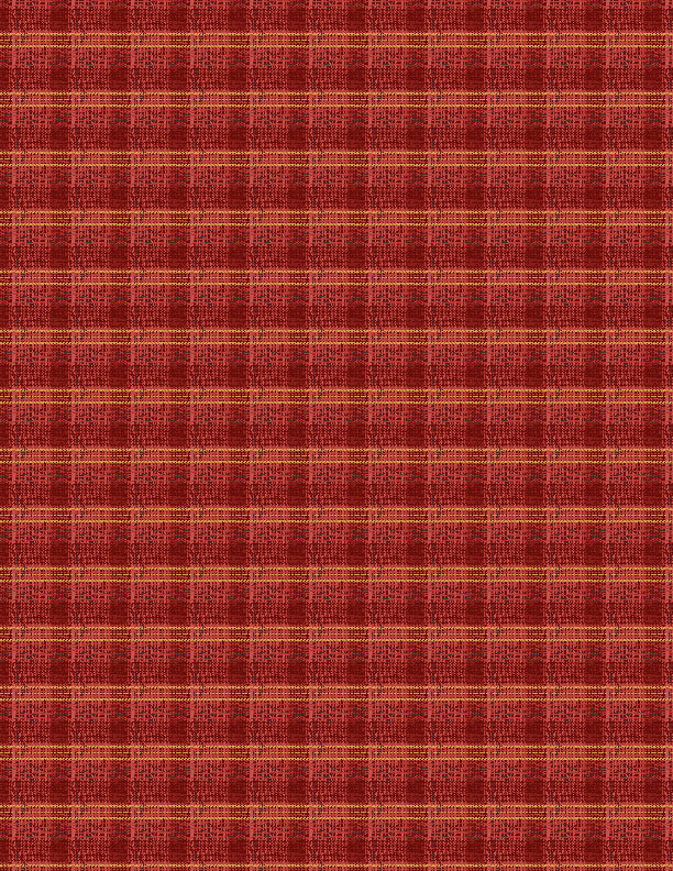 Countryside, Plaid-Red Quilting Fabric