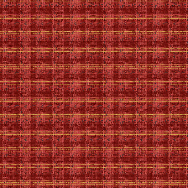 Countryside, Plaid-Red Quilting Fabric