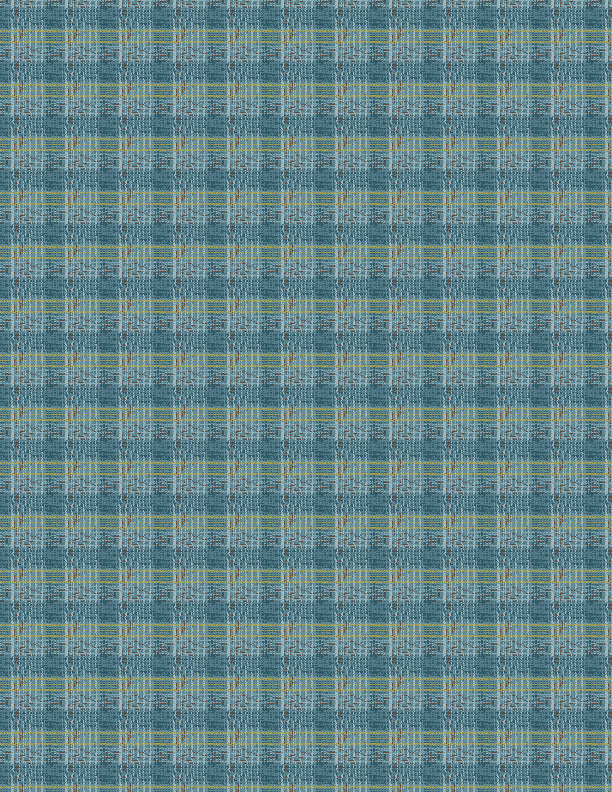 Countryside, Plaid-Blue Quilting Fabric