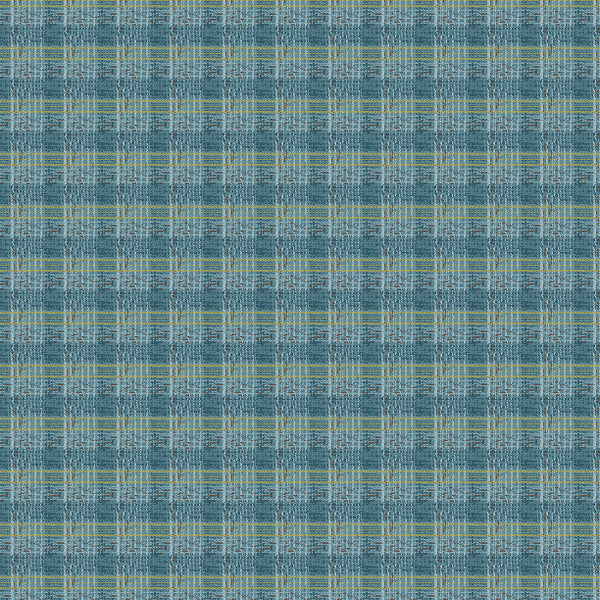 Countryside, Plaid-Blue Quilting Fabric