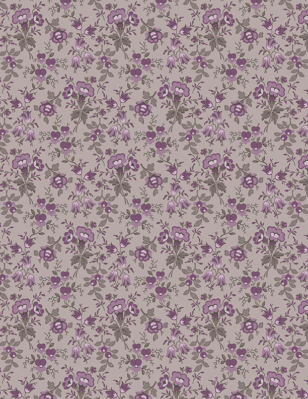 Blackberry Bramble Floral Quilt Fabric by the 1/4 Yard by Wilmington Prints