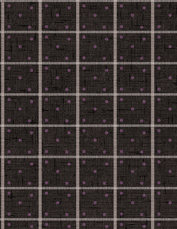 Blackberry Bramble Grid Quilt Fabric by the 1/4 Yard by Wilmington Prints
