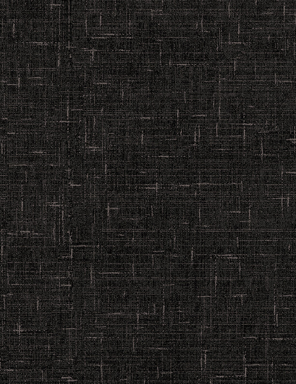 Blackberry Bramble Black Textured Quilt Fabric by the 1/4 Yard by Wilmington Prints