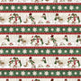 Woodland Snowmen Fabric Collection Snowman Repeating Stripe