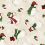 Woodland Snowmen Fabric Collection Tossed Snowman Cream