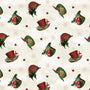 Woodland Snowmen Fabric Collection Hat Toss Cream