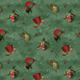 Woodland Snowmen Fabric Collection Hat Toss Green