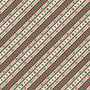 Woodland Snowmen Fabric Collection Ticking Stripe Cream