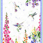 "Floral Flutter" Fabric Panel by Wilmington Prints