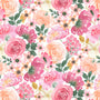 Wilmington Prints Peony Blossoms “Multi Packed Florals” Quilting Fabric