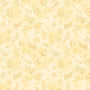 Wilmington Prints Peony Blossoms “Tossed Leaves” Yellow Quilting Fabric by the 1/4 Yard