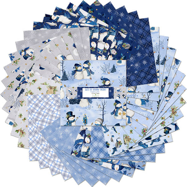 "Let It Snow Man!" 10 Karat Crystals – Wilmington Prints