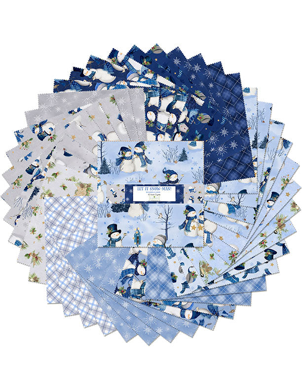 "Let It Snow Man!" 10 Karat Crystals – Wilmington Prints
