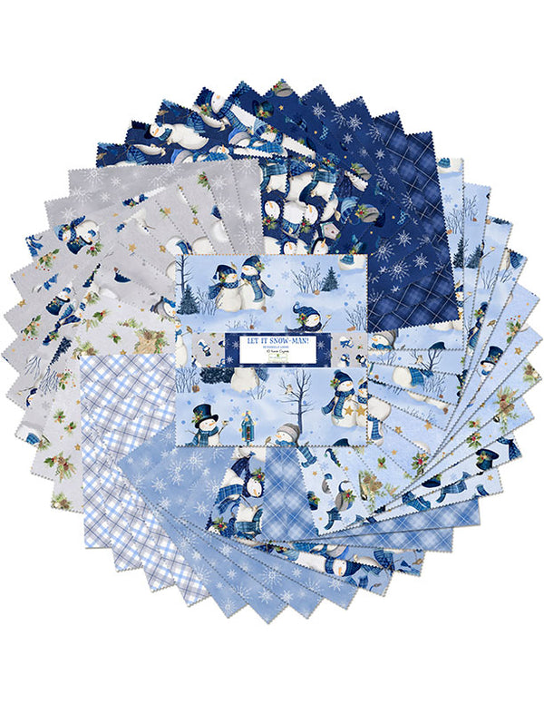 "Let It Snow Man!" 10 Karat Crystals – Wilmington Prints
