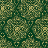 Holiday Sparkle, Festive Medallions-Green Quilting Fabric