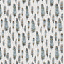 Moonlit Stroll, Feathers-Grey Quilting Fabric