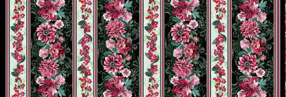 Winterberry Floral Fabric Collection by Benartex