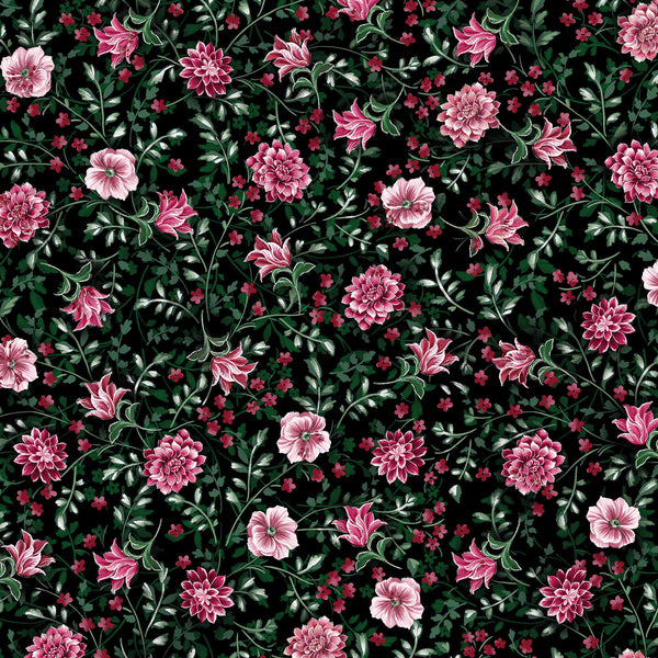 Winterberry Floral Fabric Collection by Benartex