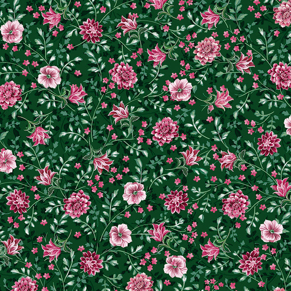 Winterberry Floral Fabric Collection by Benartex