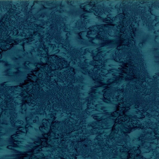 Hoffman Fabrics 1895 Fat Quarter Bundle-Teal Treasures – Hand-Dyed Batik Quilting Fabric