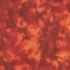 Hoffman Fabrics 1895 Fat Quarter Bundle-Tangerine Sunrise– Hand-Dyed Batik Quilting Fabric fabric precut